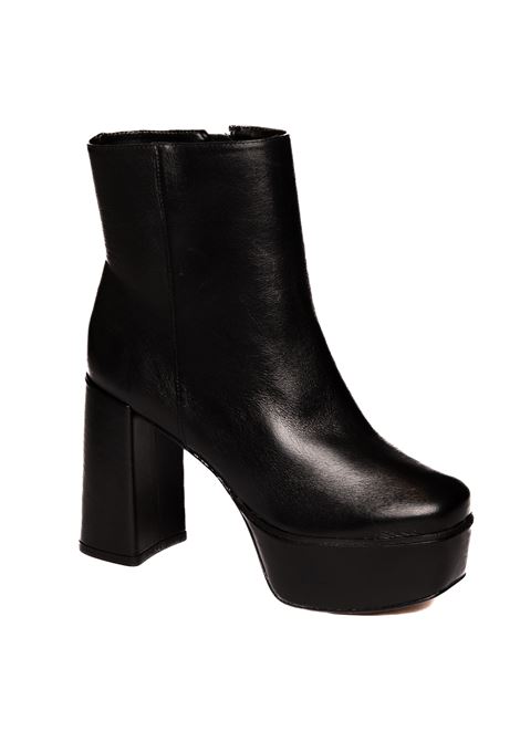 tronchetto in pelle nero  MISS UNIQUE | 2171BCATANIA1-PRETO